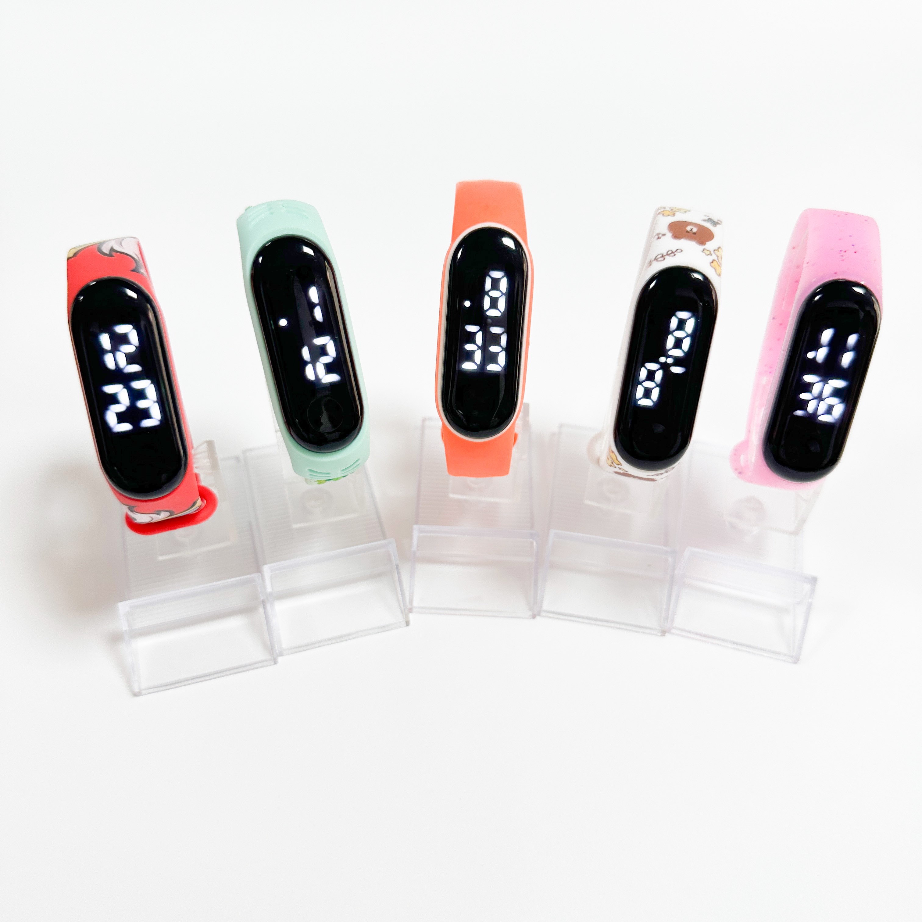 Pulseras de silicona RFID con visualización de tiempo para el parque de atracciones