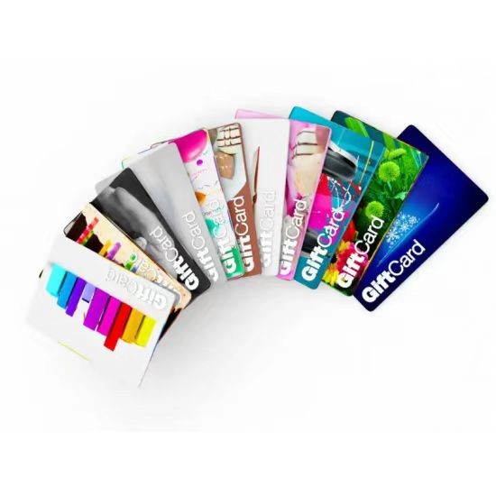 Tarjeta magnética RFID personalizada con código de barras UV impreso, tarjeta NFC para miembros