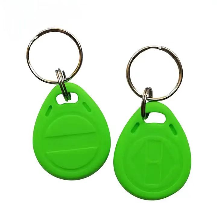 Tarjeta de acceso ABS con llaveros RFID regrabables