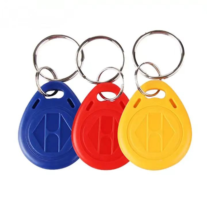 Tarjeta de acceso ABS con llaveros RFID regrabables
