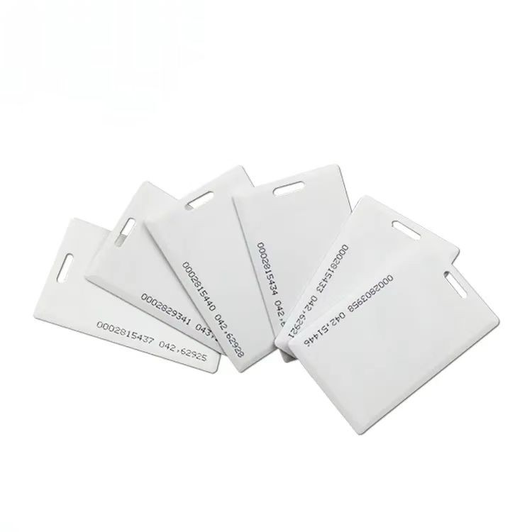 Tarjeta RFID gruesa con tapa tipo almeja, tarjeta llave de hotel, tarjeta RFID inteligente ABS