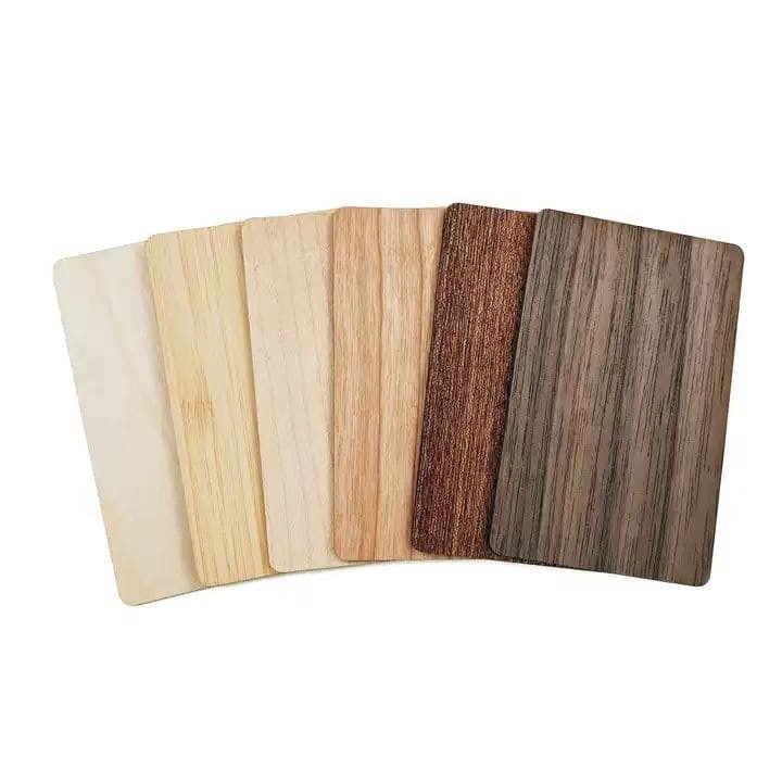 Tarjeta de madera con llave comercial RFID NFC con impresión de bambú de lujo personalizada