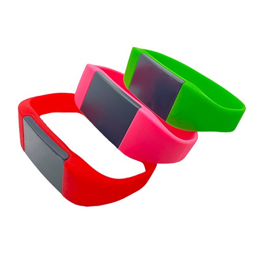 Pulsera de silicona RFID de nuevo diseño, resistente al agua, de 125 KHz, para piscinas.