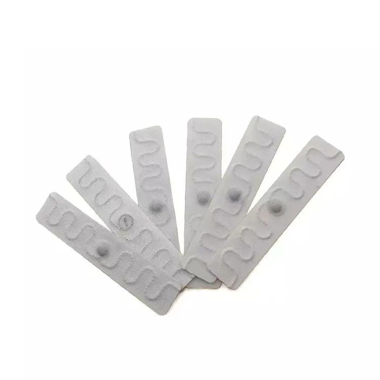 Etiqueta RFID para lino, tela uniforme, etiqueta de lavandería RFID UHF lavable para textiles