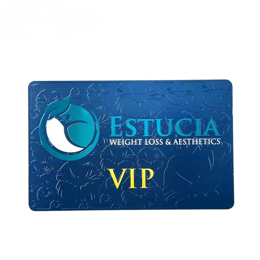 Tarjetas de visita metálicas de lujo personalizadas sin contacto con chips RFID y NFC