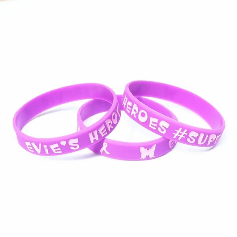 Pulseras de silicona impresas y grabadas. Pulseras de silicona personalizadas para regalos personalizados.