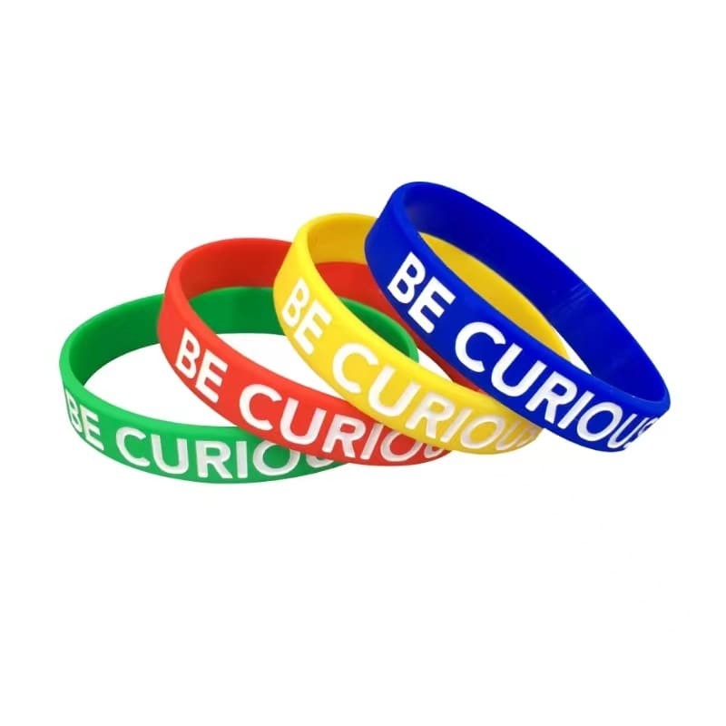 Pulseras de silicona impresas y grabadas. Pulseras de silicona personalizadas para regalos personalizados.