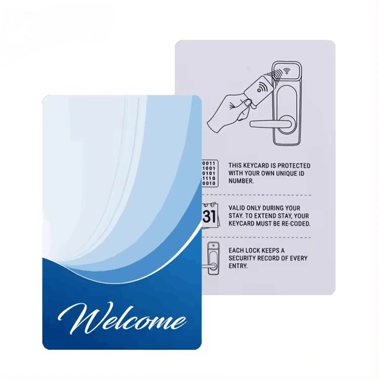 Tarjeta de llave de hotel RFID con impresión personalizada