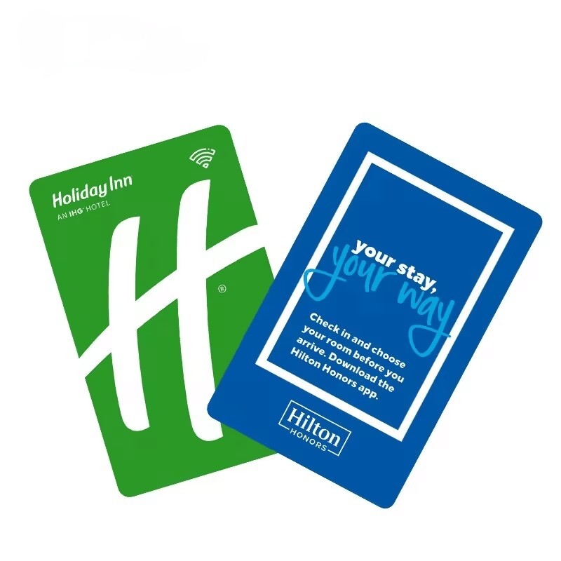 Tarjeta de llave de hotel RFID con impresión personalizada