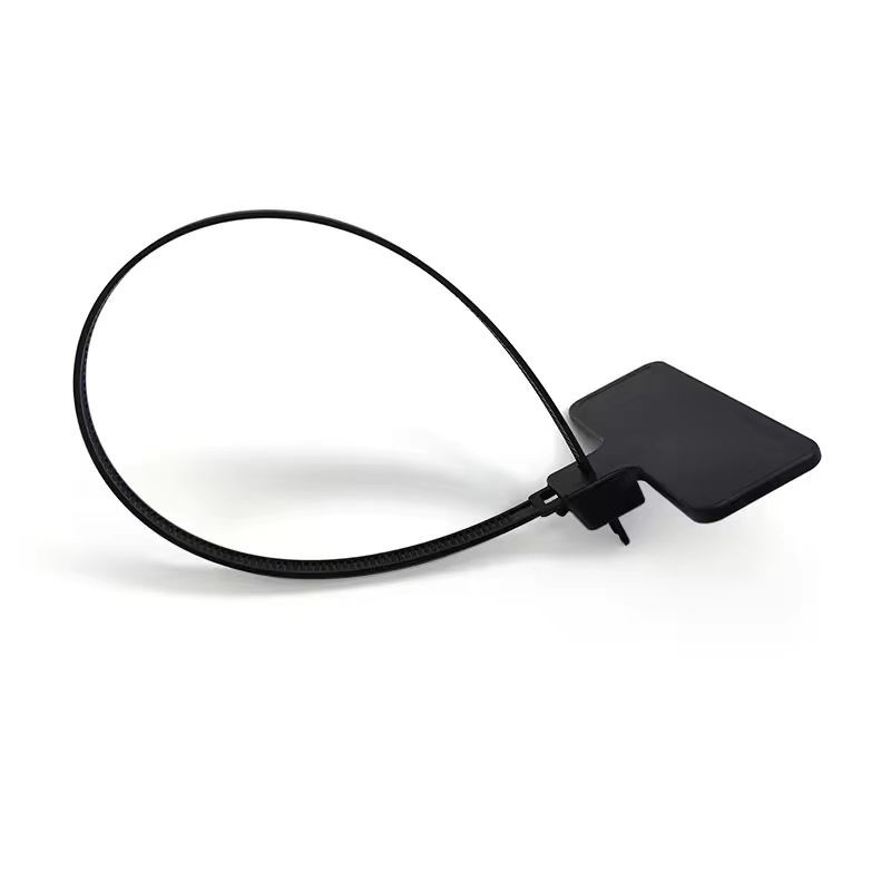 Etiqueta de brida para cable RFID UHF reutilizable de 860-960 MHz para seguimiento de contenedores o cilindros de gas