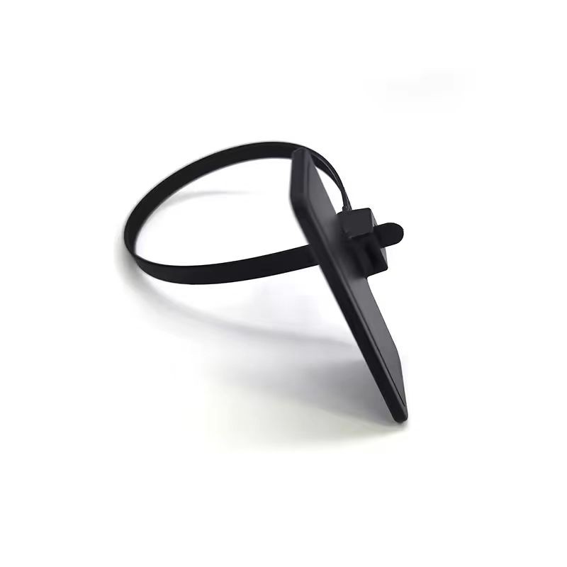 Etiqueta de brida para cable RFID UHF reutilizable de 860-960 MHz para seguimiento de contenedores o cilindros de gas