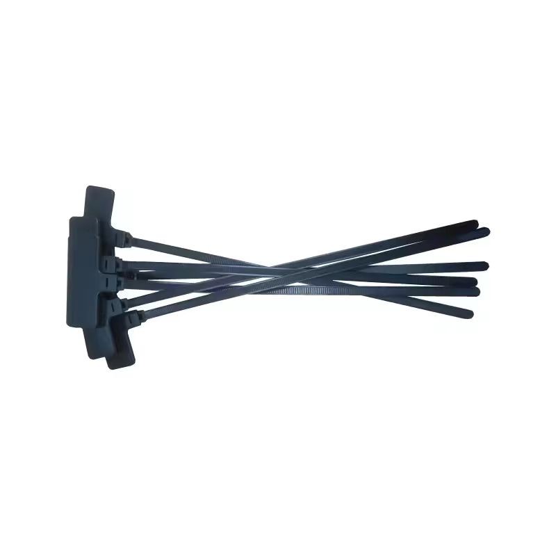 Etiqueta de brida para cable RFID UHF reutilizable de 860-960 MHz para seguimiento de contenedores o cilindros de gas