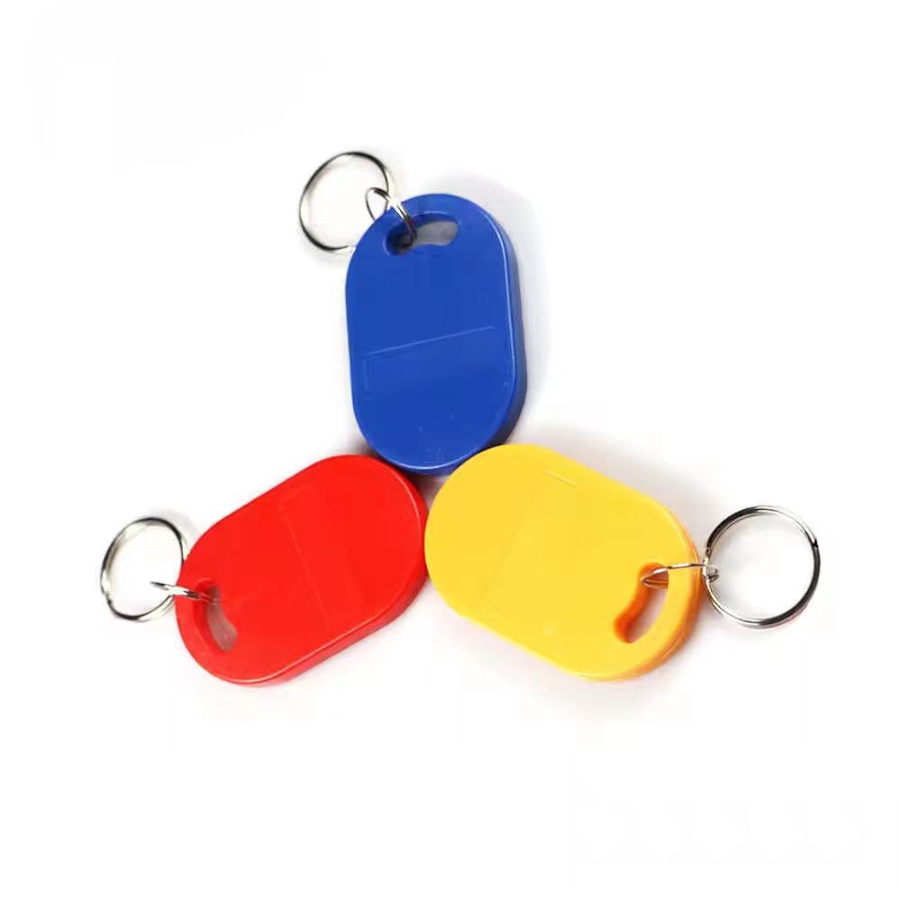 Llavero RFID ABS impermeable de 13,56 MHz y 1 K para control de acceso