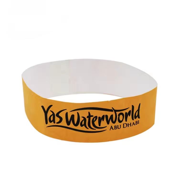 Pulsera de papel desechable NFC RFID con control de acceso de 13,56 MHz para festivales