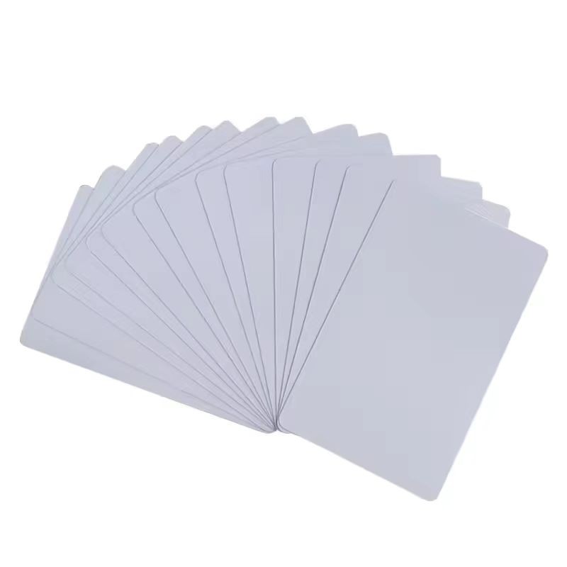 Tarjeta NFC de plástico PVC personalizable con impresión de logotipo 213, 215 y 216, tarjetas RFID inteligentes en blanco