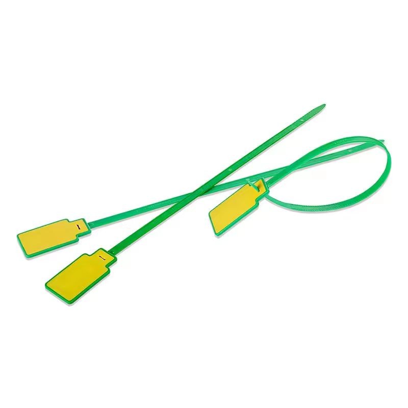 Etiqueta de nailon con brida para cable de plástico RFID NFC NTAG213 de 13,56 MHz y 1K, impresa a medida