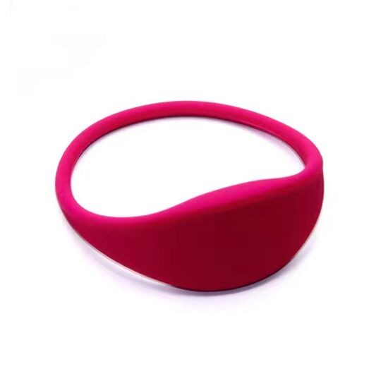 Pulsera de silicona RFID NFC de 13,56 MHz resistente al agua para parque acuático