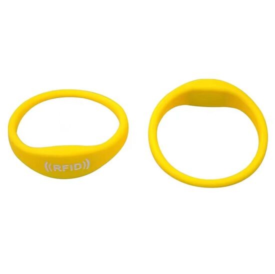 Pulsera de silicona RFID NFC de 13,56 MHz resistente al agua para parque acuático