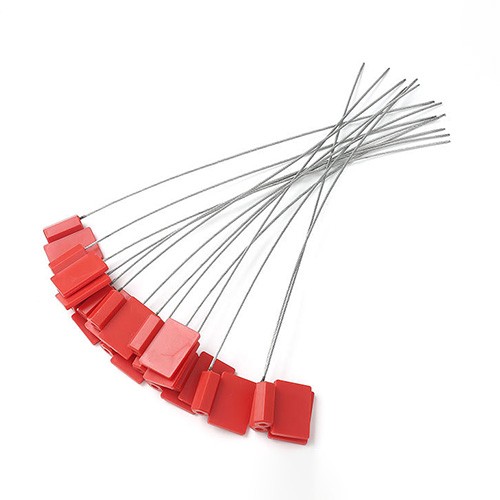 Etiqueta de seguridad con cierre de perno para contenedor de alambre de acero inoxidable galvanizado a prueba de manipulaciones, etiqueta para bridas de cable UHF