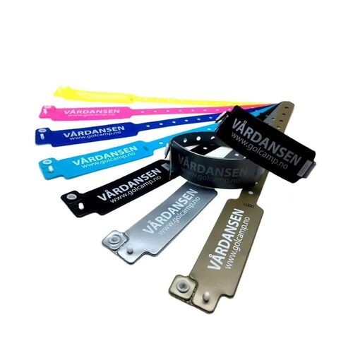 Pulsera RFID de PVC blanda desechable para festivales