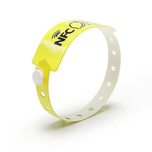 Pulsera RFID de PVC blanda desechable para festivales