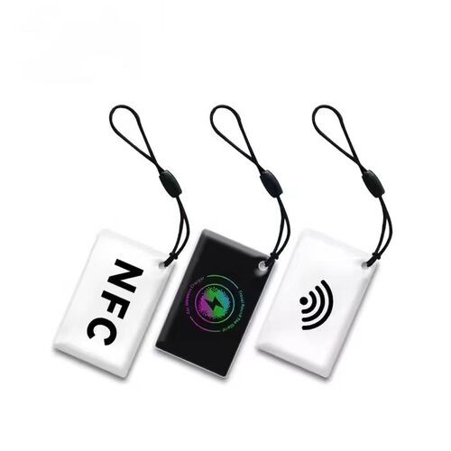 Tarjeta RFID epoxi impermeable con logotipo personalizado para control de acceso