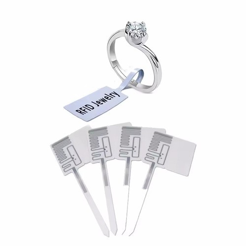 Etiqueta RFID antirrobo UHF con impresión personalizada para la gestión de joyas