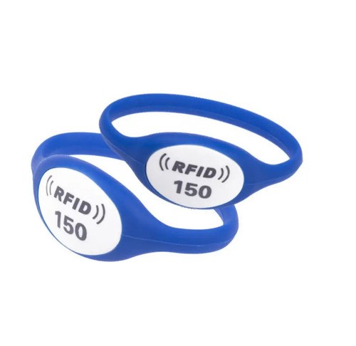 Pulsera NFC programable, impermeable y reutilizable de silicona RFID para control de acceso.