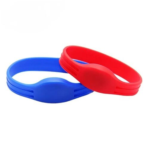 Pulsera RFID de silicona con logotipo personalizado para gestión de membresías NTAG213