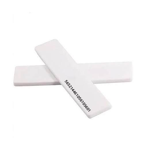 Etiqueta de lavandería de silicona suave RFID UHF lavable, resistente al calor, de 55 x 12 mm, con chip Alien H3
