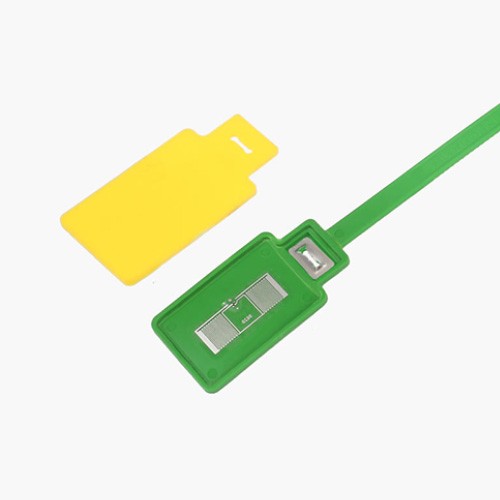 Etiquetas desechables RFID PP para bridas de cables con hebilla metálica de 860 a 960 MHz