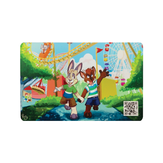 Tarjeta de juego de animación RFID personalizada, tarjeta láser cepillada en relieve de PVC
