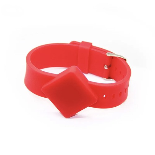 Pulsera de silicona RFID impermeable de 125 kHz para control de acceso a parques acuáticos, gimnasios y hoteles.