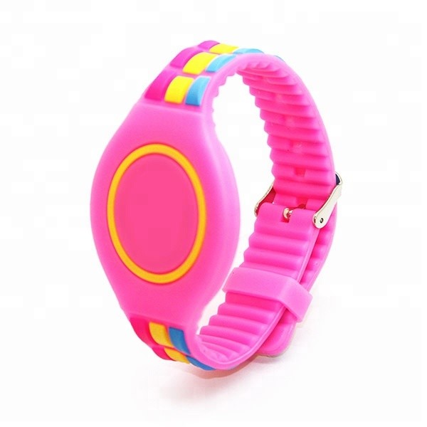 Pulsera de silicona RFID con color personalizado ajustable