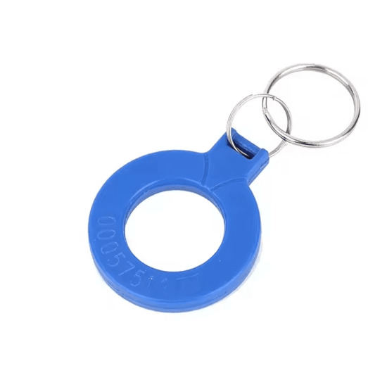 Llavero ABS resistente al agua con forma de dona para control de acceso
