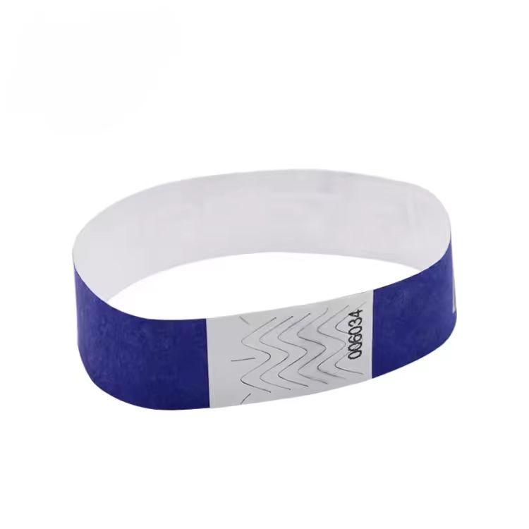 Pulsera de papel RFID desechable para control de acceso a parques de atracciones