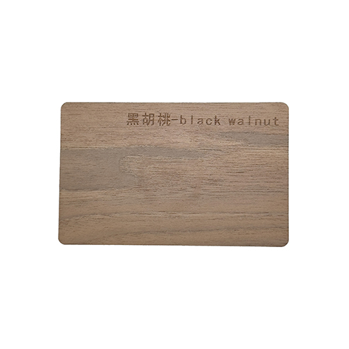wooden rfid card