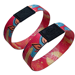custom fabric RFID wristband for festivals