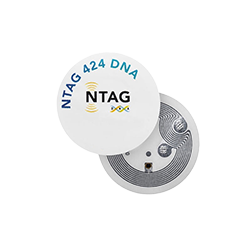 NFC RFID label for asset control