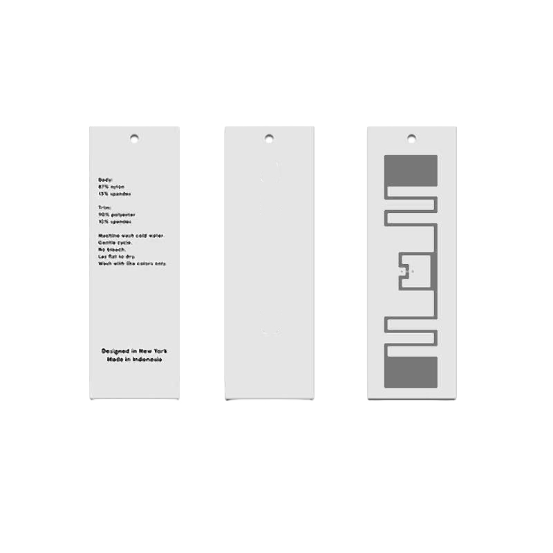 UHF RFID clothing tag for apparel retail inventory management