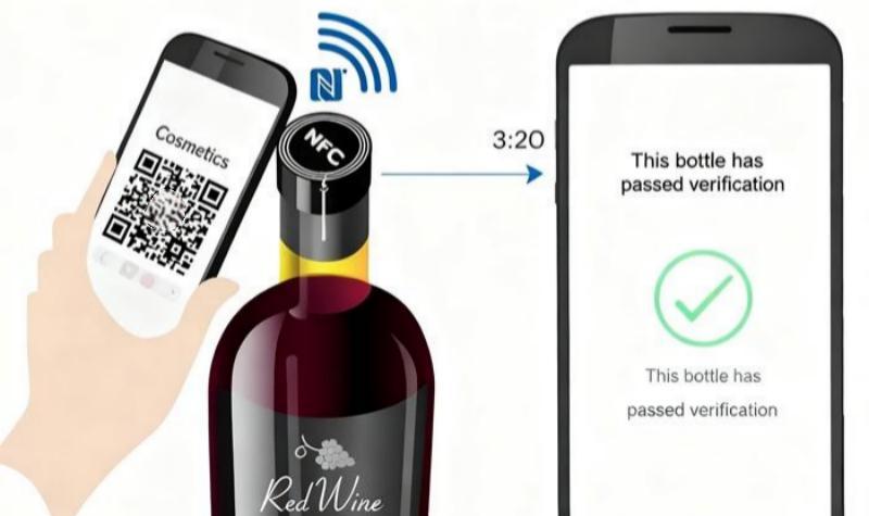 NFC sticker for Luxury Goods Authentication