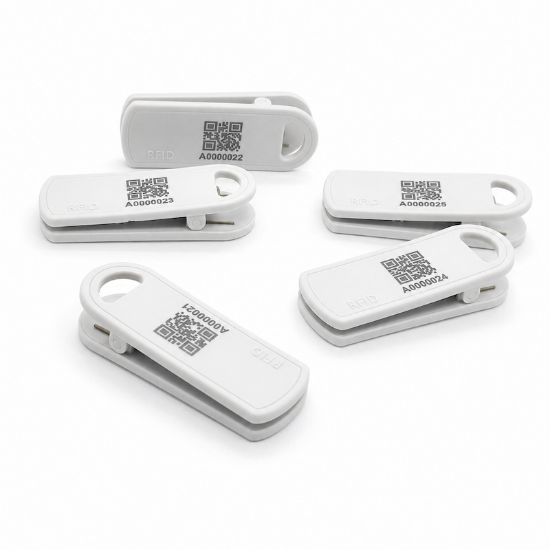 Reusable UHF RFID clip tag
