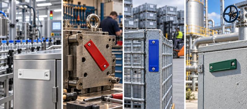 Rugged UHF RFID on metal tags