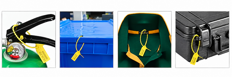 Disposable RFID cable tie tags used on cable assets Disposable RFID cable tie tags used on cable assets