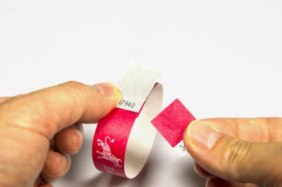 Customized RFID Tyvek wristbands