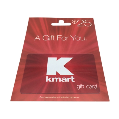  tarjeta promocional de regalo con soporte / soporte de papel personalizado