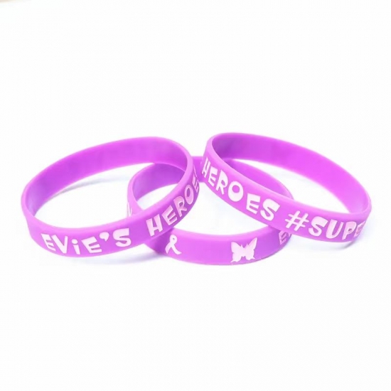 Printed Engraved Silicone Wristbands