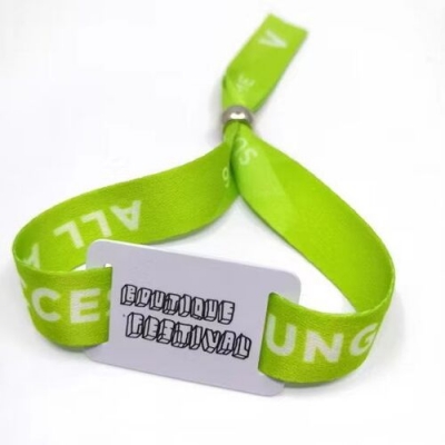pulsera de poliéster rfid para eventos
