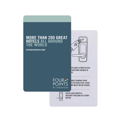 Tarjeta de llave del hotel PVC RFID