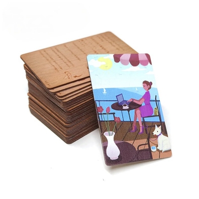 Tarjeta de madera RFID ecológica